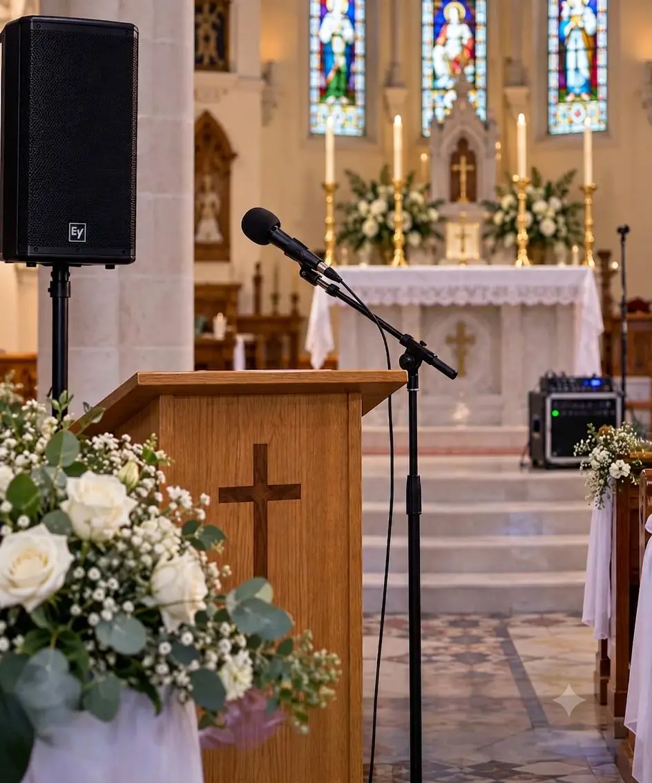 Kingdom DJs at work during a Munster wedding celebration
